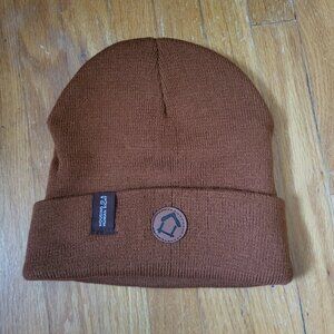 Brown Unisex Beanie Canadian One Size